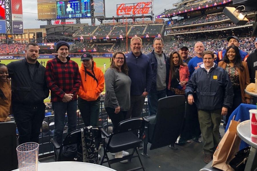 Group of attendees taking photo at Citified