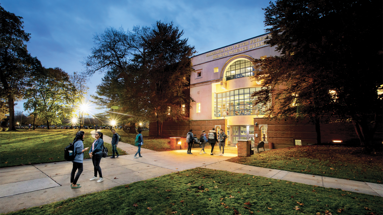 A building at New York Tech's Long Island campus.