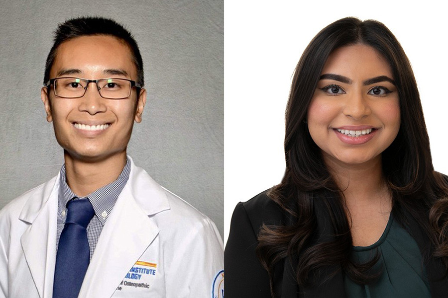 NYITCOM students receive AHA scholarships.