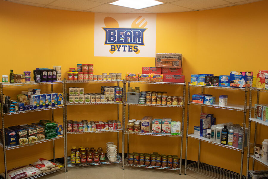 Cabinets in Bear Bytes storage.